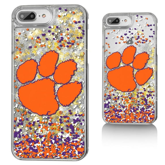 Clemson Tigers iPhone Glitter Confetti Design Case