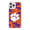 thumbnail image 1 of Clemson Tigers HD Phone Case Compatible with Apple iPhone 14 Plus (Camo) by Affinity Bands, 1 of 3