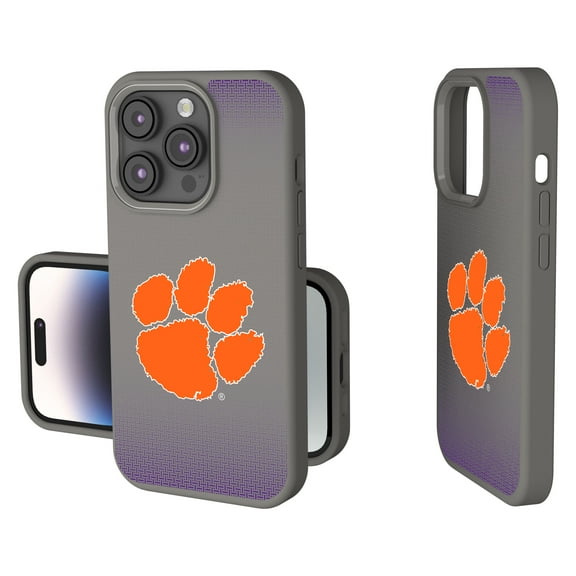 Clemson Tigers Linen Logo iPhone Soft Touch Case