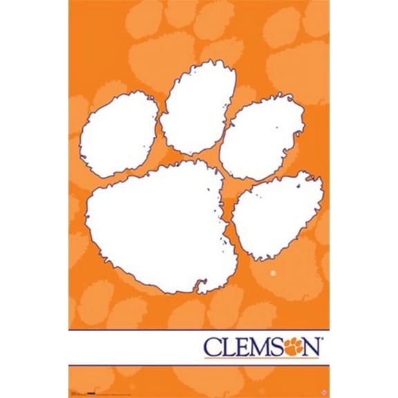 Clemson Tigers - Logo Poster Print (24 x 36)