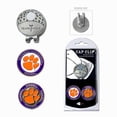 thumbnail image 1 of Team Golf NCAA CLEMSON Cap Clip With 2 Golf Ball Markers, 1 of 4