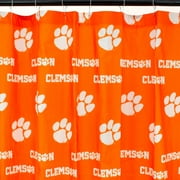 Clemson Tigers Printed Shower Curtain Cover - 70" x 72"