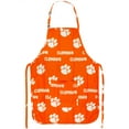 thumbnail image 1 of Clemson Tigers Tailgating or Grilling Apron With 9" Pocket, Fully Adjustable, 1 of 5