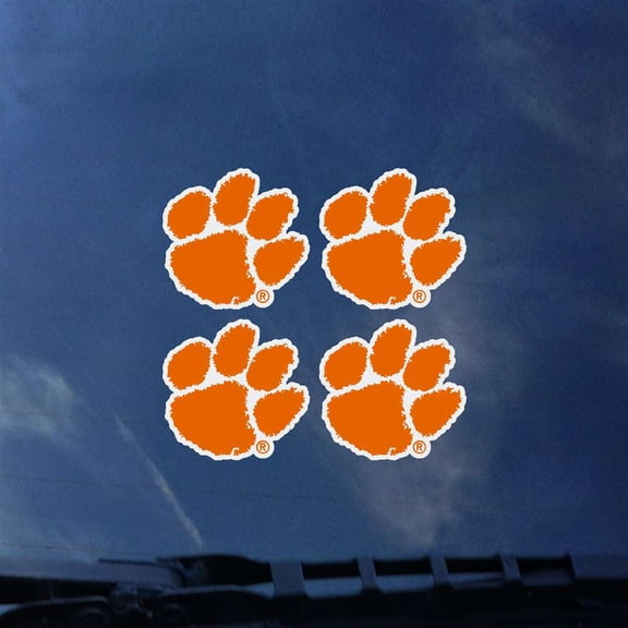 Clemson Tigers Transfer Decals - Set of 4