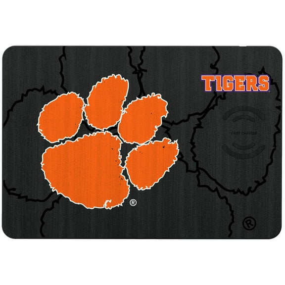 Clemson Tigers Wireless Charger and Mouse Pad
