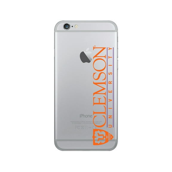 Clemson University Clear Phone Case, Banner V1 - iPhone 6/6s/7/8