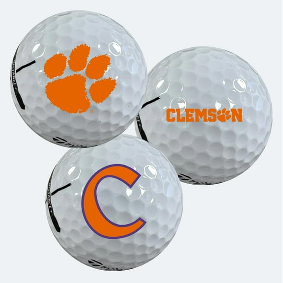 Clemson University Tigers Edition Taylormade Distance+ Golf Balls 12-Pack (Dozen)