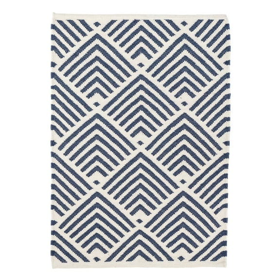 Dash & Albert Cleo Handwoven Indoor/Outdoor Rug, 2' x 3', Navy