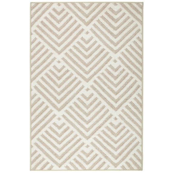 Dash & Albert Cleo Machine Washable Rug, 2' 6" x 8', Cement