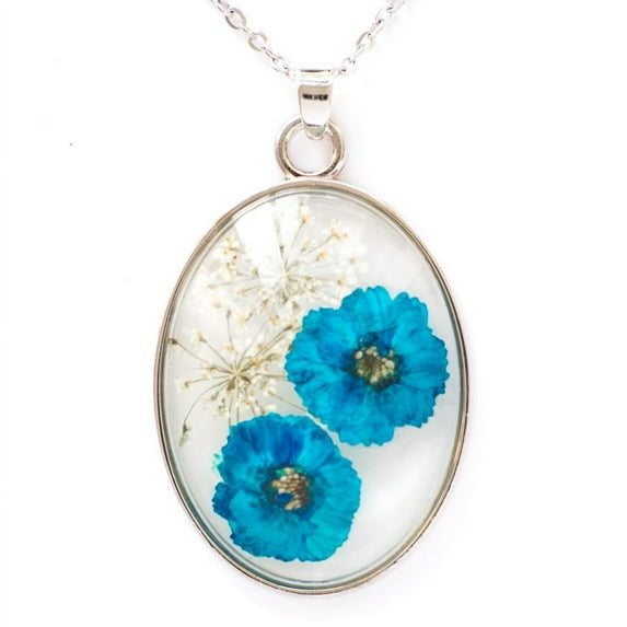 Cleo Necklace Blue