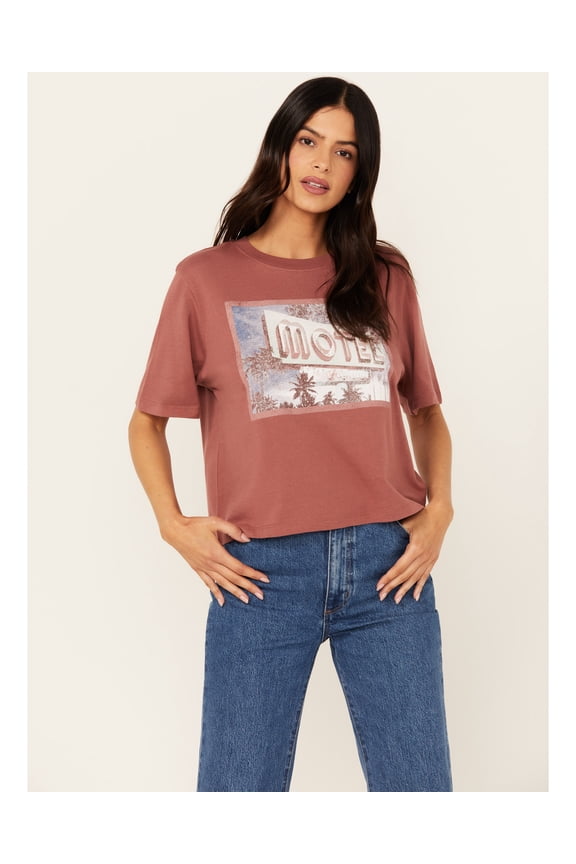 Women's Brooklyn Motel Short Sleeve Graphic Tee Oatmeal X-Small  US