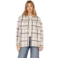 thumbnail image 1 of Cleo + Wolf Women's Plaid Print Shacket - CLHO22W57   US, 1 of 4