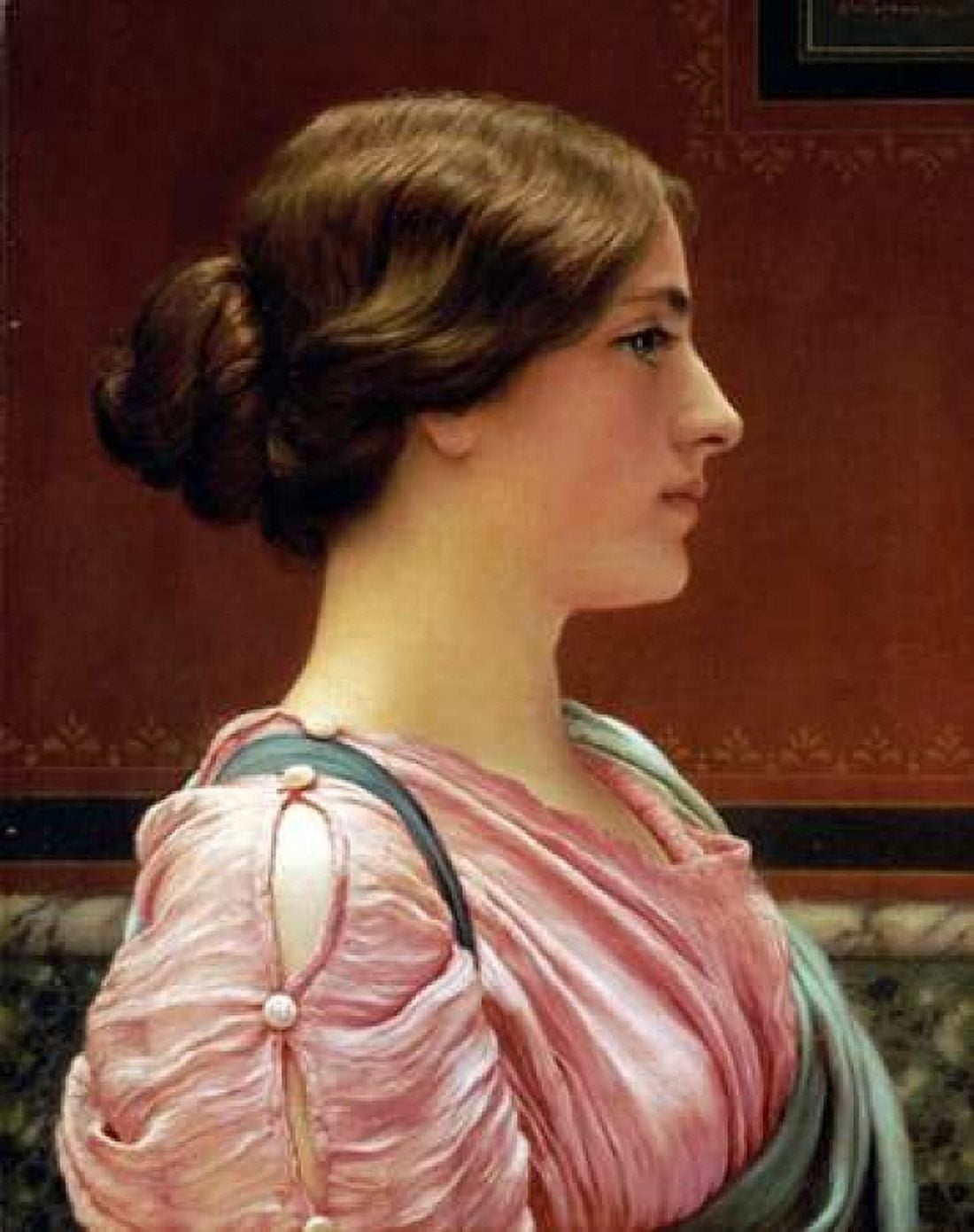 Cleonice Canvas Art - John William Godward (22 x 28)