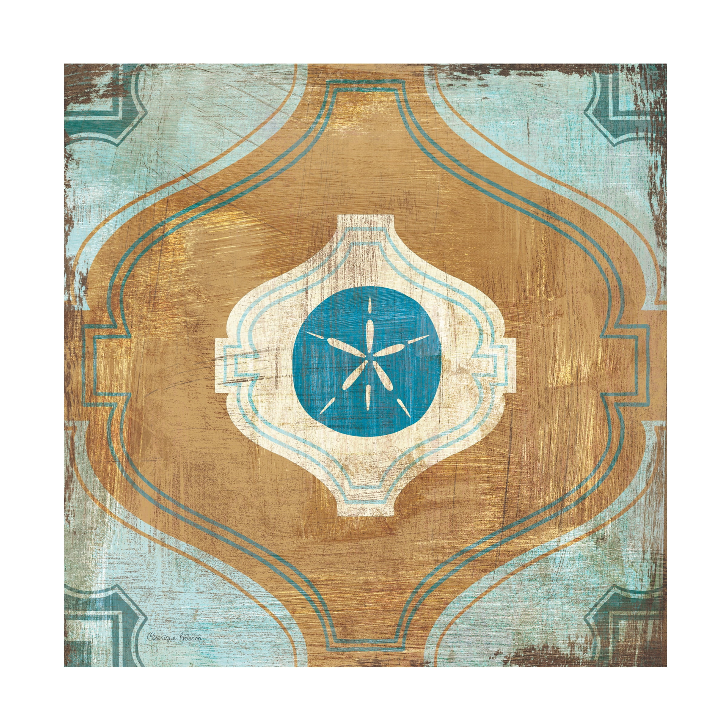 Cleonique Hilsaca 'Bohemian Sea Tiles VII' Canvas Art