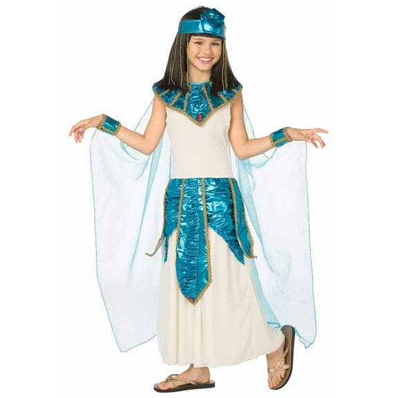 Cleopatra Blue Gold Child Halloween Costume