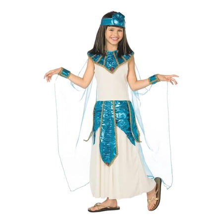 Cleopatra Blue Gold Child Halloween Costume
