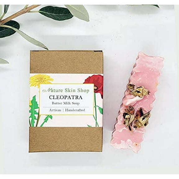 Cleopatra Butter Milk Shea Butter Rose Blend Soap, Handcrafted