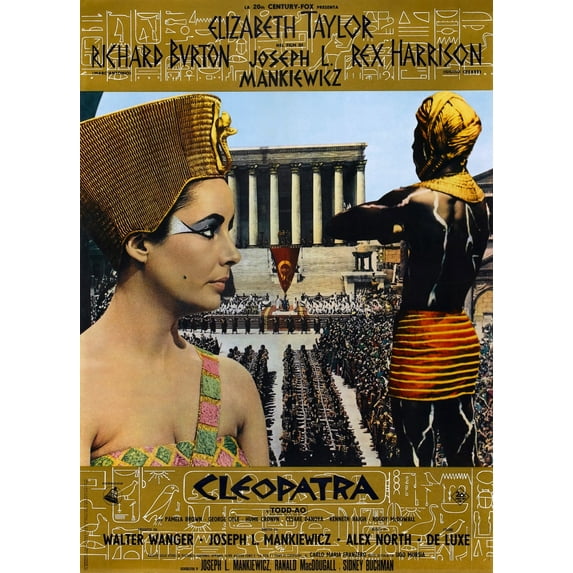 Cleopatra Elizabeth Taylor Italian Poster 1963. Tm And Copyright � 20Th Century Fox Film Corp./Courtesy Everett Collection Movie Poster Masterprint (11 x 17)