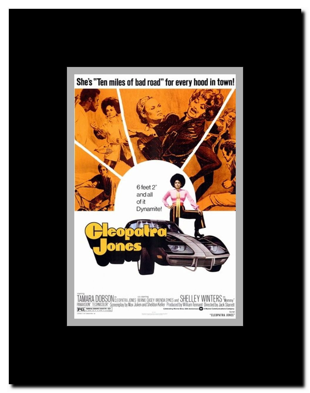 Cleopatra Jones c.1973 - style A Framed Movie Poster