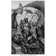 thumbnail image 1 of Cleopatra Vii. Nlast Macedonian Queen Of Egypt. Cleopatra During The Battle Of Actium In 31 B.C. Wood, 1 of 1