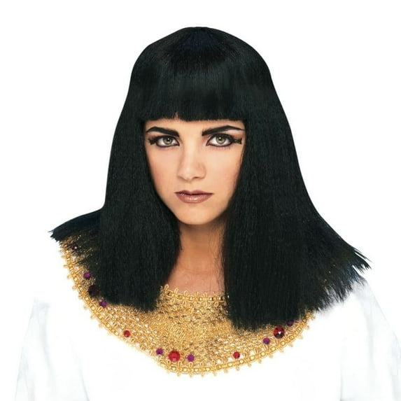 Cleopatra Wig Generic One Size Female Adult Black Fancy Dress Party Book Week Halloween
