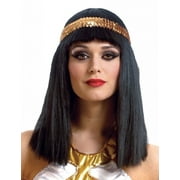 Cleopatra Wig with Headband Adult Costume Accessory