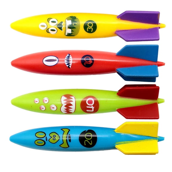 Clerance Under $1 PEONAVET Swimming Pool Diving Toys, Swimming Pool Sinking Toys Set for Kids Underwater Swimming Diving Training Toy Summer Pool Party Favors