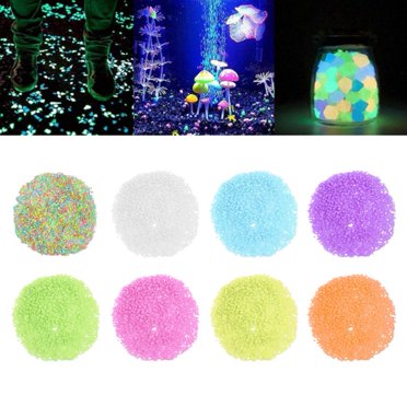 Glow in The Dark Rocks, Glowing Pebbles Fish Tank Rocks - Indoor ...