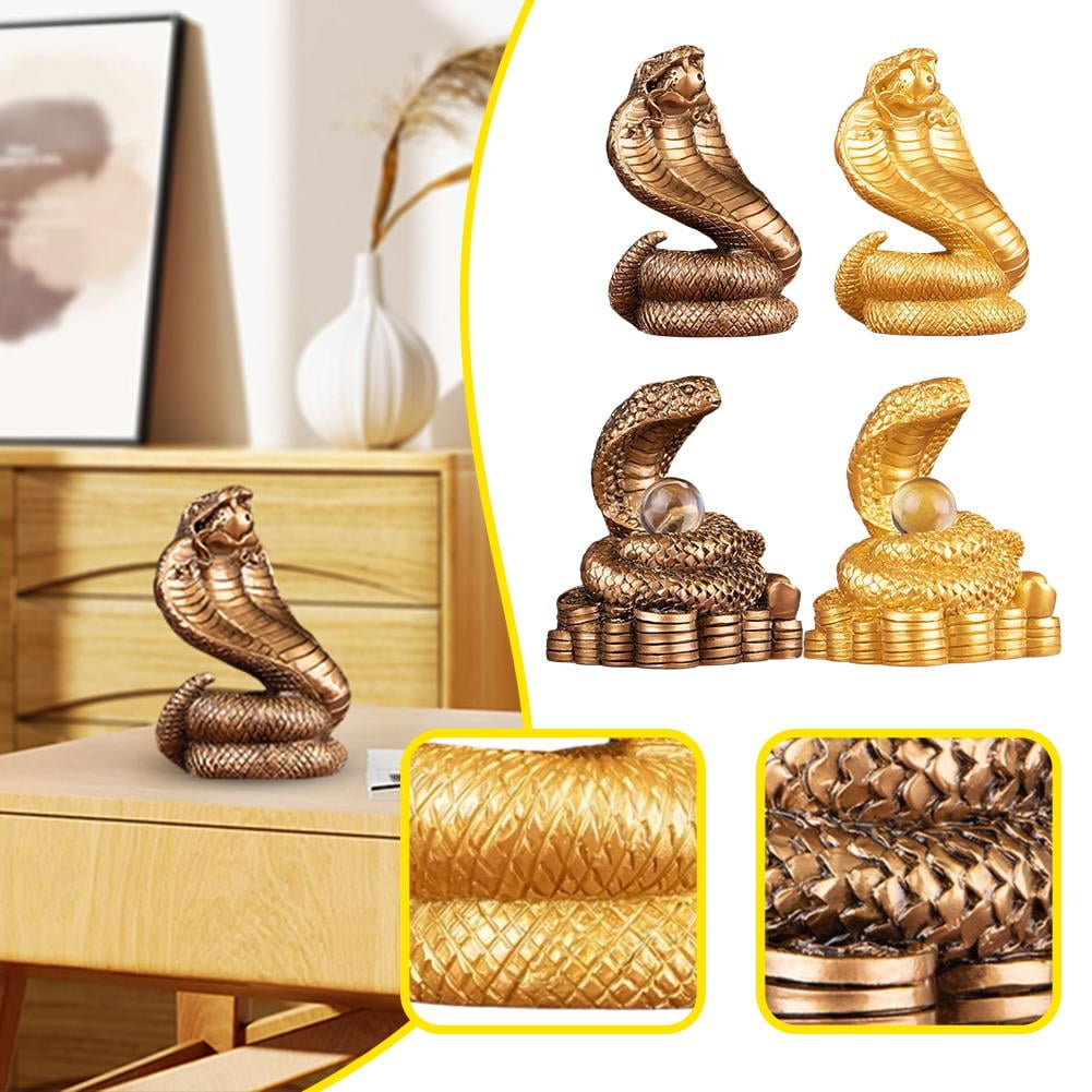 Clerance! 2025 Year Of The Snake Figurine Silation Snakes Ornaments ...