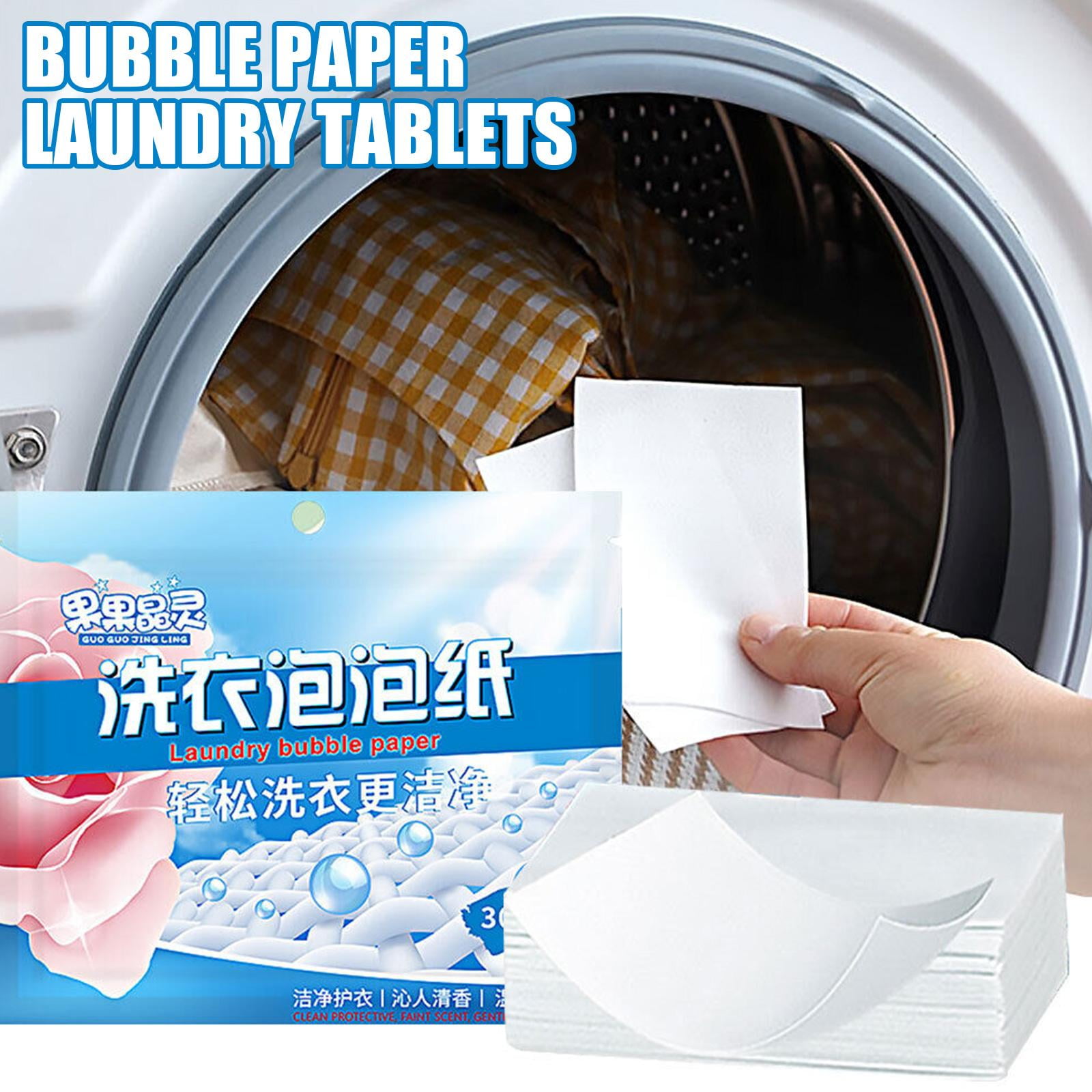 Clerance! 30Bag Laundry Tablets Concentrated Washing Powder Sheets