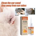 Clerance! 50ML Ear Cleaner Drops For Pet Dog Puppy Cat Kitten Mites