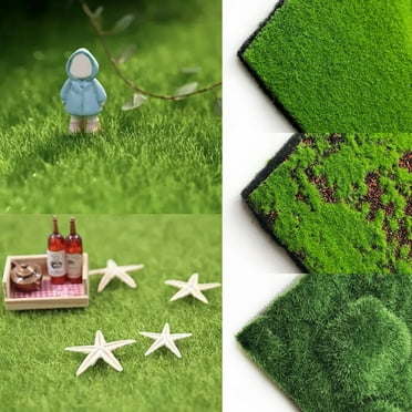 Clerance! ArtificialFake Grass Mat Grassland Simulation Moss Lawn Turf Carpet Land