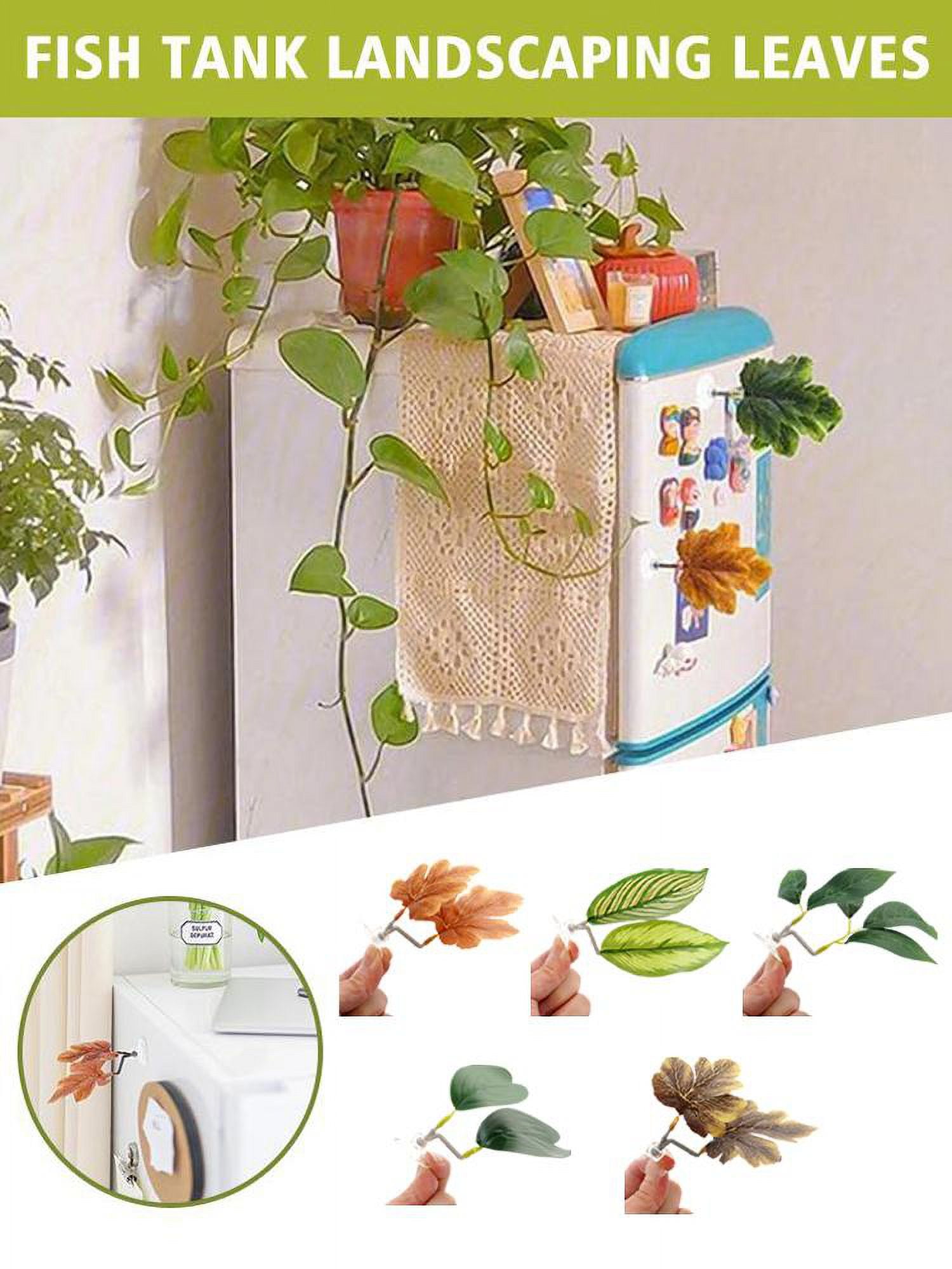 Clerance! Betta Fish Leaf PadPlastic Plant Betta Hammock Leaf