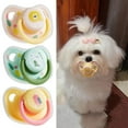 thumbnail image 1 of Clerance! Bite Resistant Pet Calming Pacifier Silicone Clean Teeth Puppy Toy Cleaning, 1 of 8