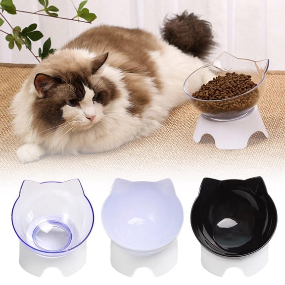 Clerance! Cat Bowl Pet Water Food Basin Tall Bowl Feed Dog Bowls Bowl EW Pet N