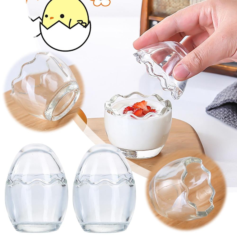 Clerance! Egg Shell Pudding Bottle Pudding Cup Yogurt Cup Creative Egg