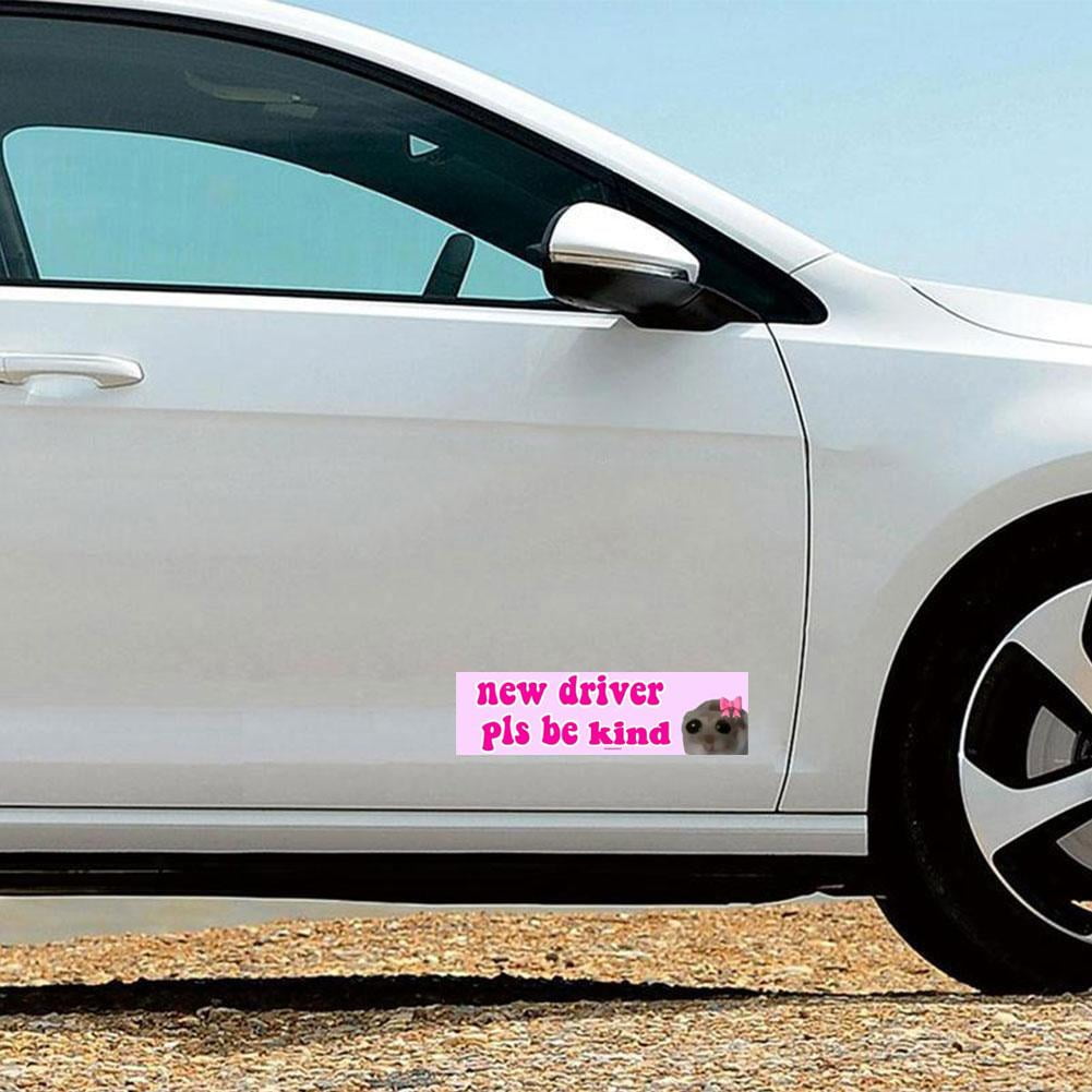 Clerance! Funny Warning Signs New Driver Please Be Nice Slogan ...
