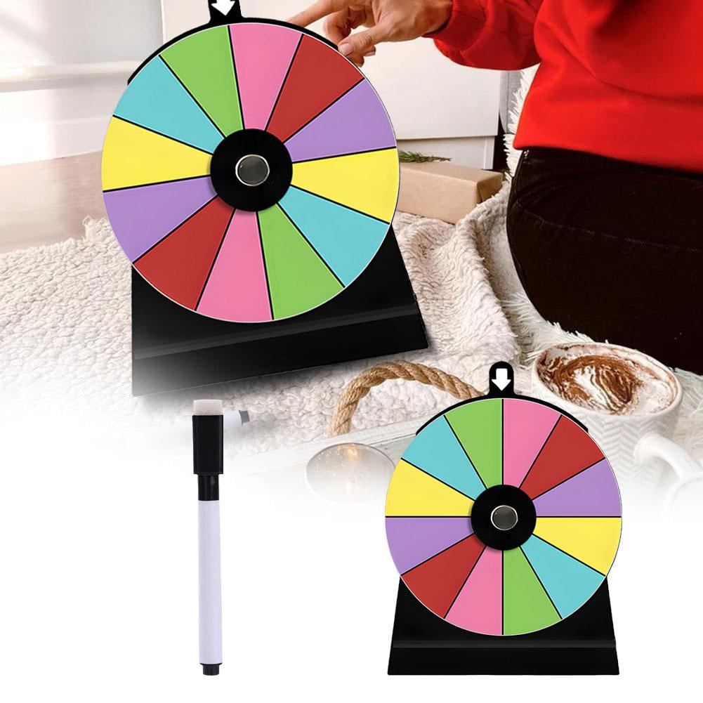 Clerance! Generic Tabletop Prize Turntable with Pen Set Lucky Draw