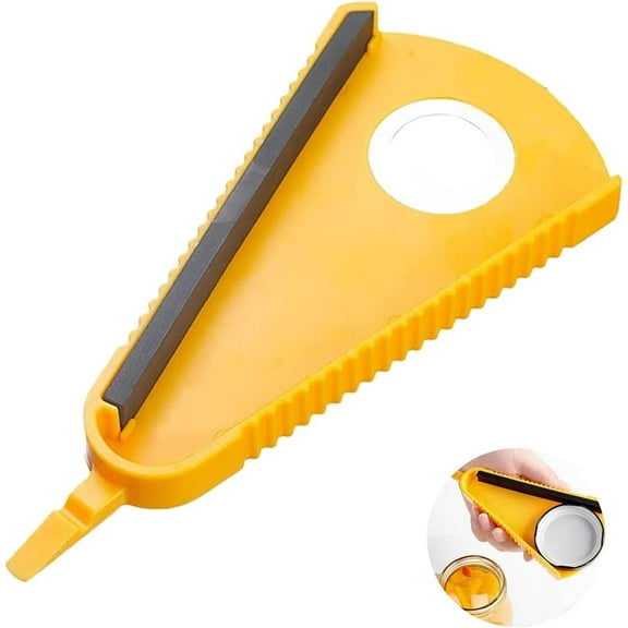 Jar Opener Bottle Opener and Can Opener for Weak hands, Seniors with Arthritis and Anyone with Low Strength, Mutil Jar Opener Get Lids Off Easily