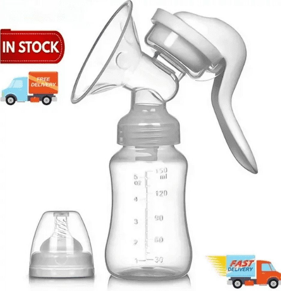 100ml Silicone Manual Control Breast Pump Maternal Milk Collector Holder  Puerperal Nursing Pump Baby Breastfeeding Bottle