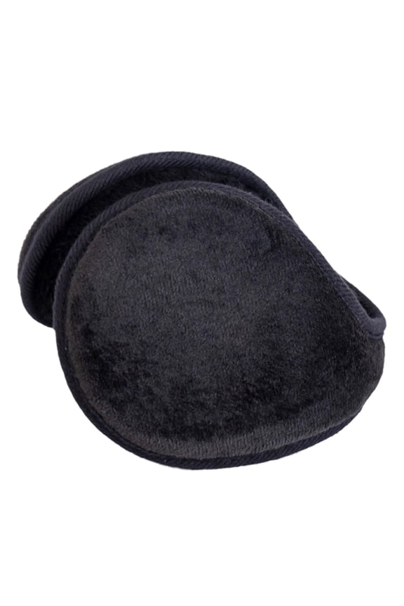 Clerance! Men'S Ultra-Soft Black Winter Trend Warm Earmuffs Thickened Back-Worn Earmuffs Cold-Proof Fashion Earmuffs