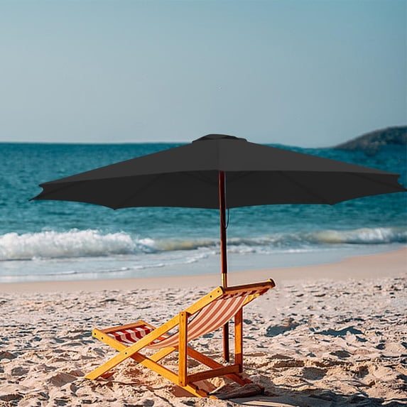 Clerance PEONAVET Patio Umbrella Replacement Canopy, 98.4" Outdoor Sun Shade Umbrella Replacement Top Suit for 8 Ribs(Excludes umbrella stand)