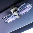 thumbnail image 1 of Clerance PEONAVET Sunglass Holder for Car, Car Mounted Glasses Clip Sunglasses Box Sunshade Creatives Glasses Clip for Storing and Decorating Car Interior Products(Sliver), 1 of 7