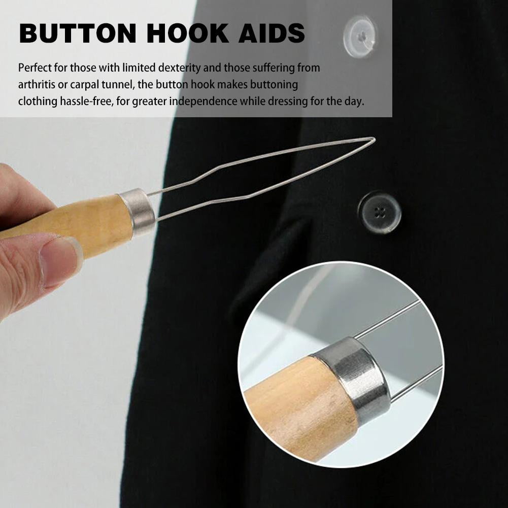 Clerance! PawCasa 12x Button Hook Tool Dressing Aid Tools Zipper Helper ...