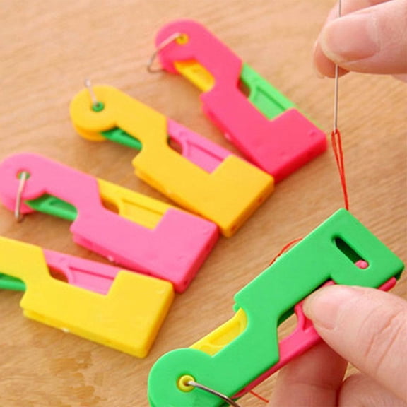 Clerance! PawCasa 1Pcs Automatic Needle Threader Thread Guide Elderly Use Sewing hot Device