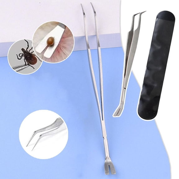 Clerance! PawCasa 2 in1 Ti Remover Ti Removal Tool Stainl Stl Ti Remover Profional Ti Ts for DogsCatsHorsesHumans Ti Hook Kit Included Removal Ts Ti Shovel