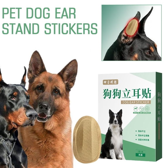 Clerance! PawCasa 2 pcsSET Dog Ear Stand up Stickers Convenient Practical Ear Fixed