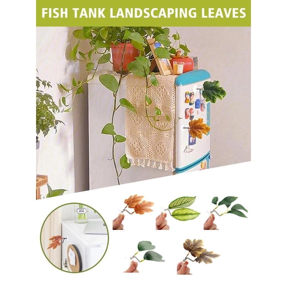 Clerance! PawCasa Betta Fish Leaf Hammock Leaf Bed Betta Fish Tank Accessories Aquarium UKYS