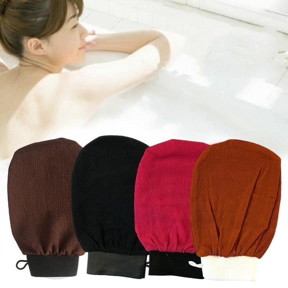 Clerance! PawCasa Exfoliating Moroccan Body Scrub Glove Mitt for Bath Shower Hammam Spa MassageF