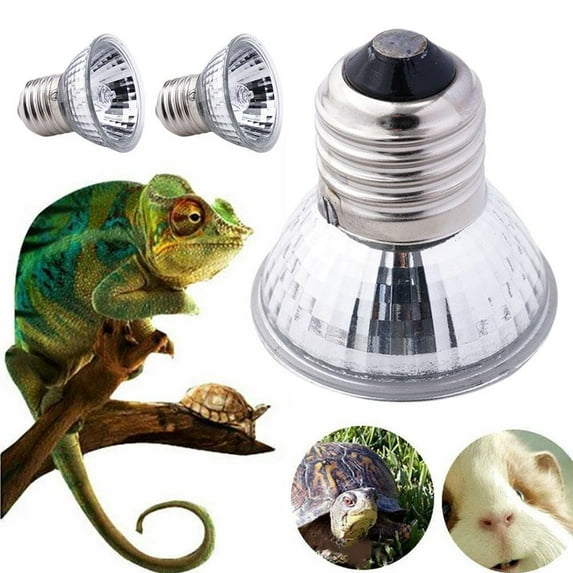Clerance! PawCasa Reptile Tortoise UVAUVB 30 Heating Lamp Full Spectrum Basking Pety
